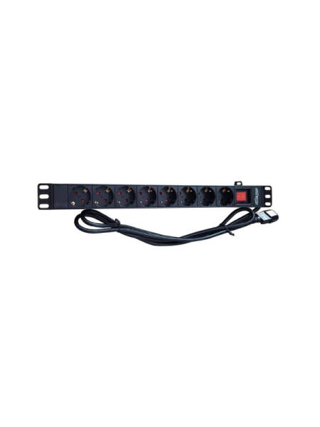 Gembird Powerbar/Power distribution unit PDU 1U pt rack 19