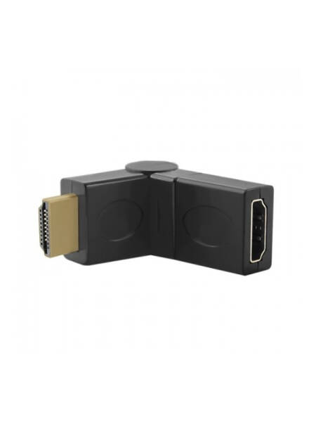 Qoltec Adaptor HDMI- HDMI rotativ 90grade