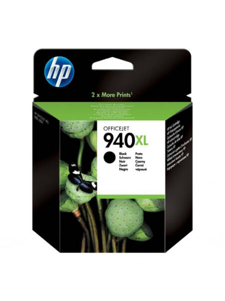 Cartus Inkjet Original - HP - 940 XL Black (58.8 ml)