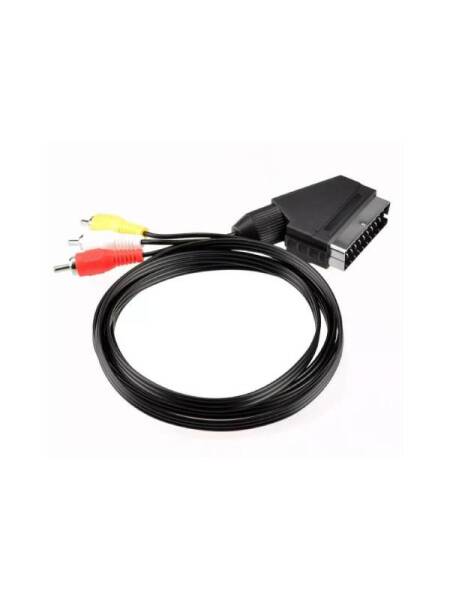 Cablu Gembird 3x RCA la 1 Scart audio video