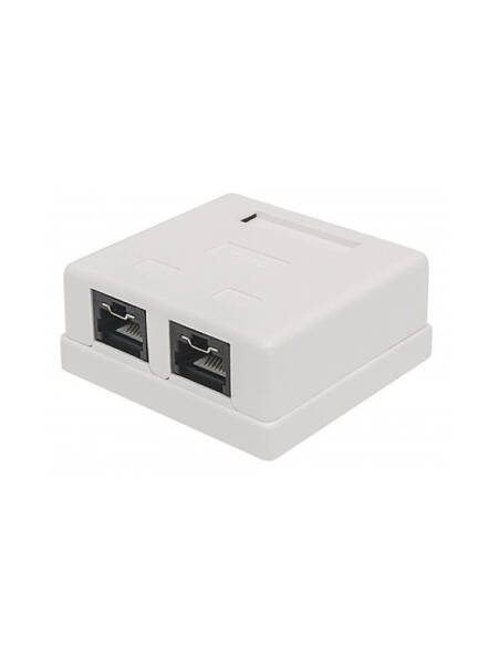Priza RJ-45 Intellinet 2 iesiri, Cat6, conector Krone (LSA) x2 la RJ-45 (M) x2