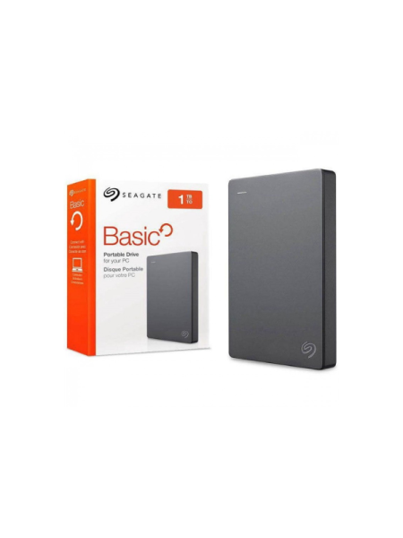 Hard Disk extern Seagate Basic, 1TB, USB 3.0, 2.5inch, Black