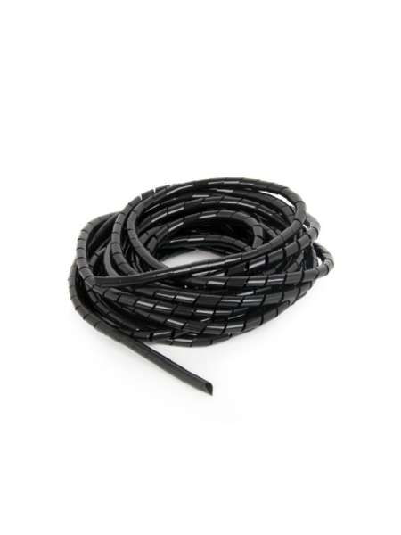 Organizator Cabluri Gembird Spiralat 10m Negru