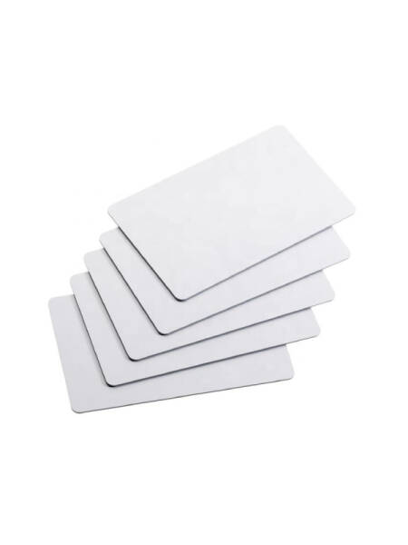 Card pvc white